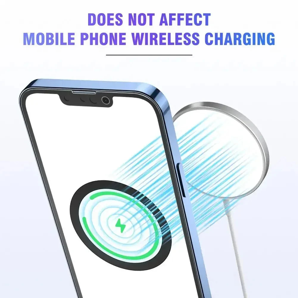 Magsafe Magnetic Plate Ring Universal Metal Sticker Support Wireless Charger Metal Plate Sheet for Magnet Car Holder
