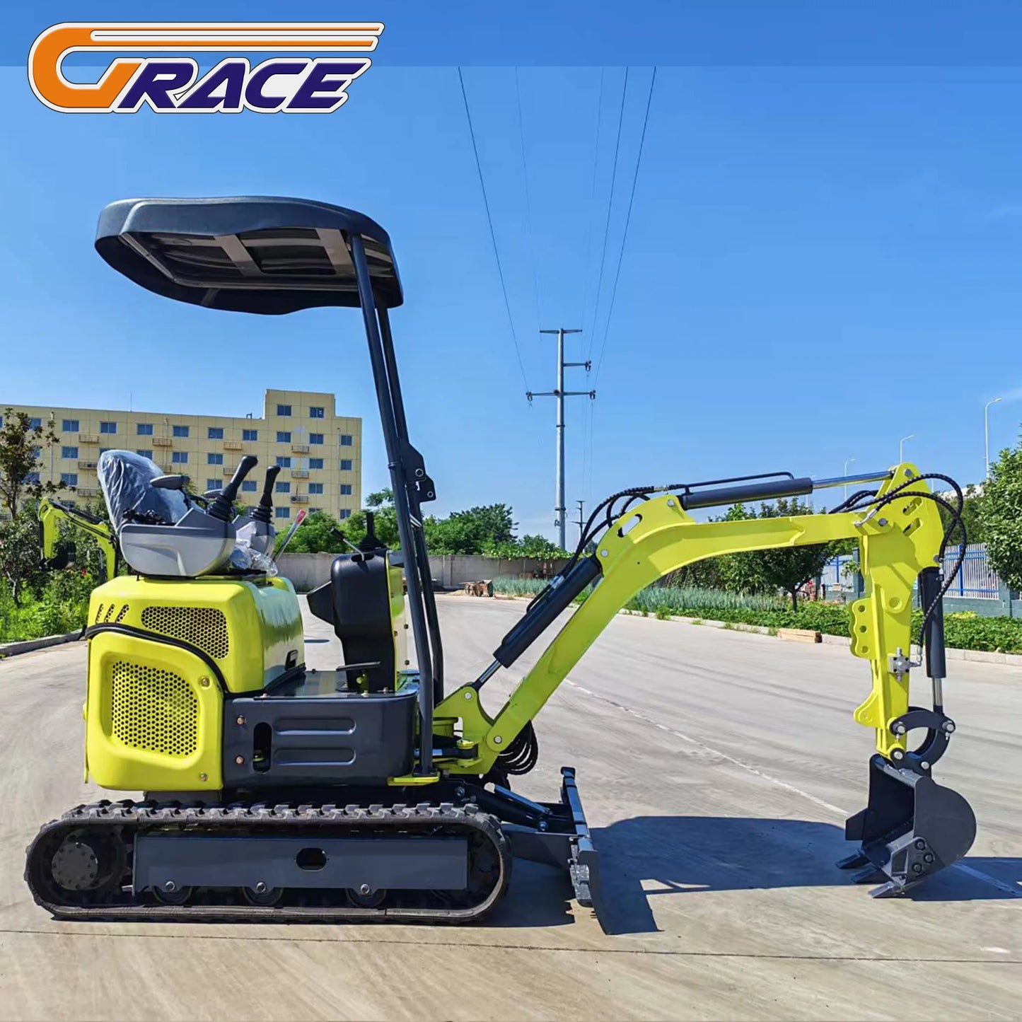 1.8ton Hydraulic Mini Kubota-Compatible Excavator - Diesel-Powered Compact Crawler Construction Digger
