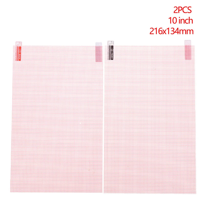 2PCS Universal Screen Protector 5/6/7/8/9/10/11/12 Inch Smart Phone Tablet GPS Protective Film
