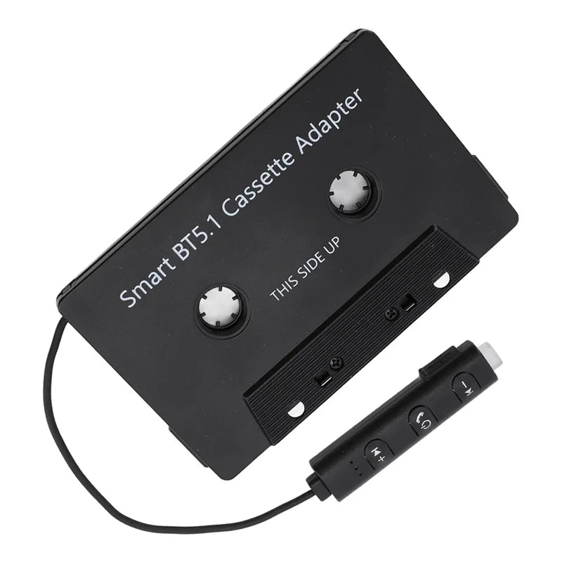 Car Bluetooth 5.0 Tape Cassette Player Cassette Receiver Tape Audio Aux Adapter Car MP3 Handsfree Phonebook For Phone Car Stereo
