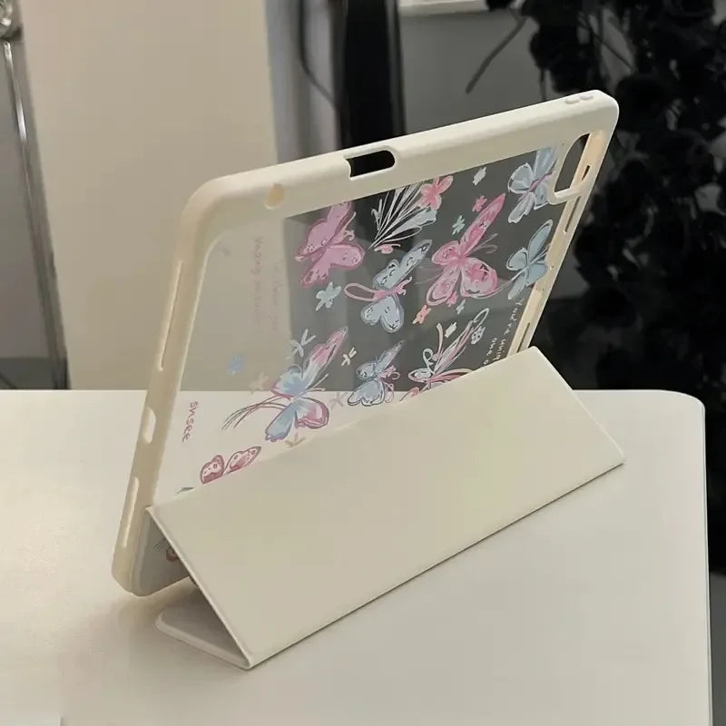 Cute Cartoon Protective Cases for IPad 10th 10.2/9.7/10.5/11 Inch Pro 12.9 Inch 2021 Mini 6 Air 5/4 Case with Pencil Slot Holder