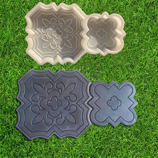 upgraded cement stepping stone molds for beautiful concrete paving stones in your yard and garden