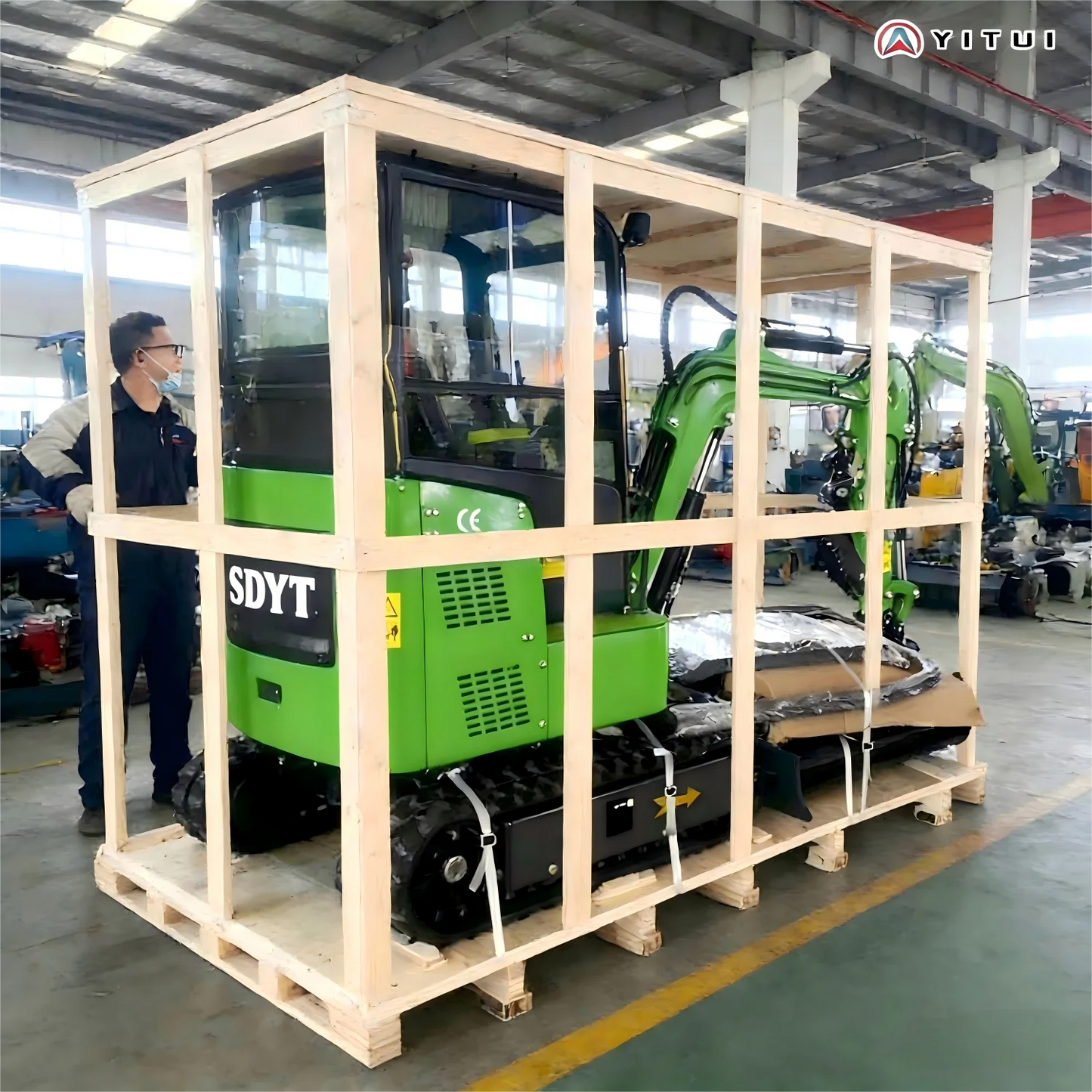 Mini Excavator Multi Functional Cab Multiple Attachments Reinforced Chassis Customized Hydraulic Tracks Mini Excavator 1.2 Ton