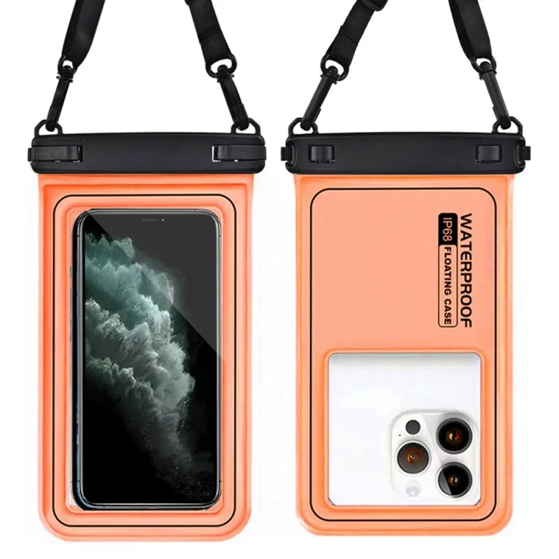 WaveSafe Float — Waterproof Phone Pouch with Crossbody Strap