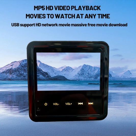 Marine Stereo for Bluetooth Car Audio Player Waterproof Motorcycle Ship Audio System with Auto FM AM Radio for SPA UTV
