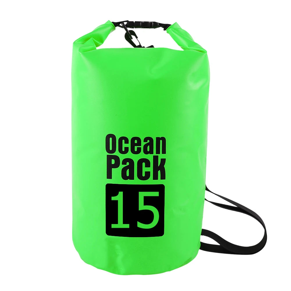Waterproof Dry Bags Backpack For Kayaking Boating Swimming Outdoor Water Sport Swimming Storage Float Dry Bag Double Air Bag