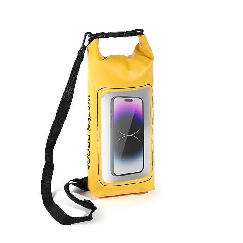2L PVC Swimming Waterproof Bag Universal Waterproof Phone Cases Bag For Trekking Drifting Rafting Surfing Boating Storage Bag