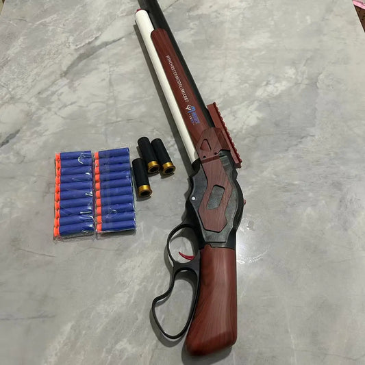 Toy M1887 Winchester 1887 Shell-Throwing Soft Bullet Gun Fire Shotgun Toys Blaster Gun Shooting Nerf Guns Rifle Boys Gift