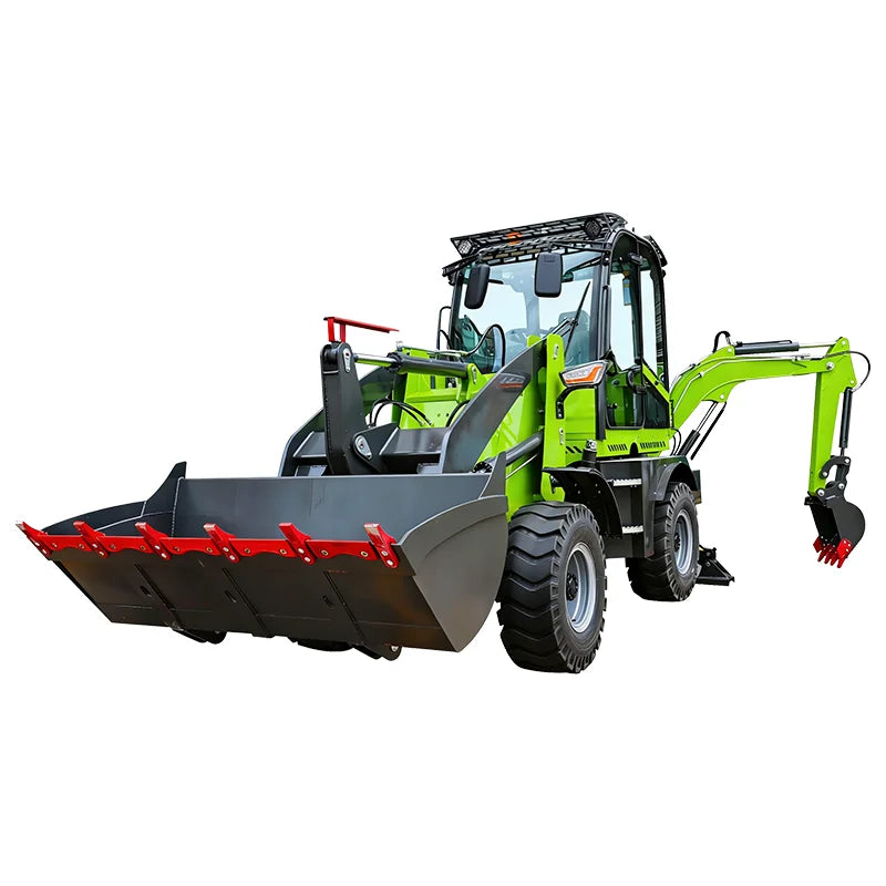 Backhoe Loader with External AC, European Cab, FOPS/ROPS for Comfort and Safety in Hot Areas
