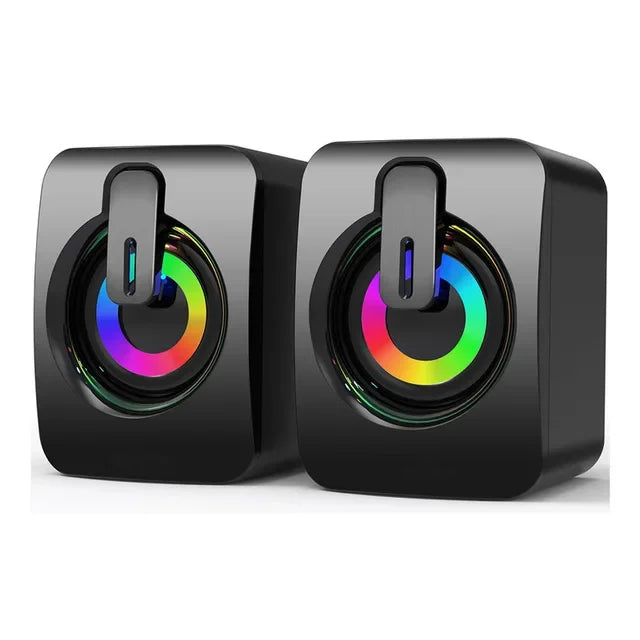 A2 desktop computer speaker 2.0 multimedia desktop USB active laptop RGB dazzling light small speaker