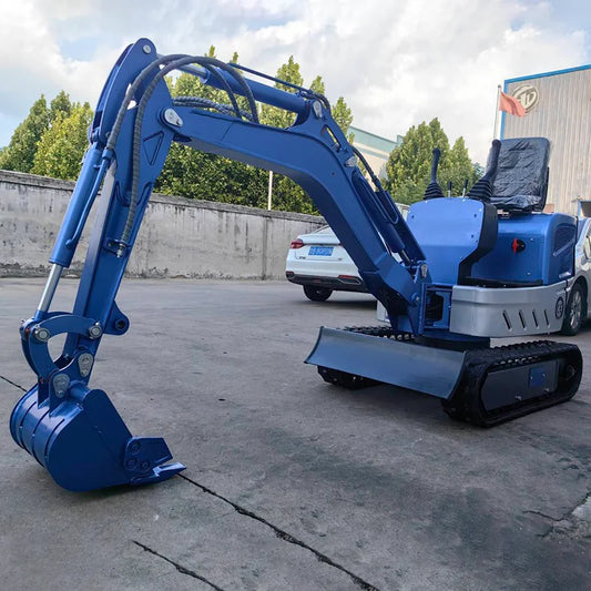 Customized 1.2-ton small excavator suitable for small projects, perfect for home garden renovation and maintenance. Small trench