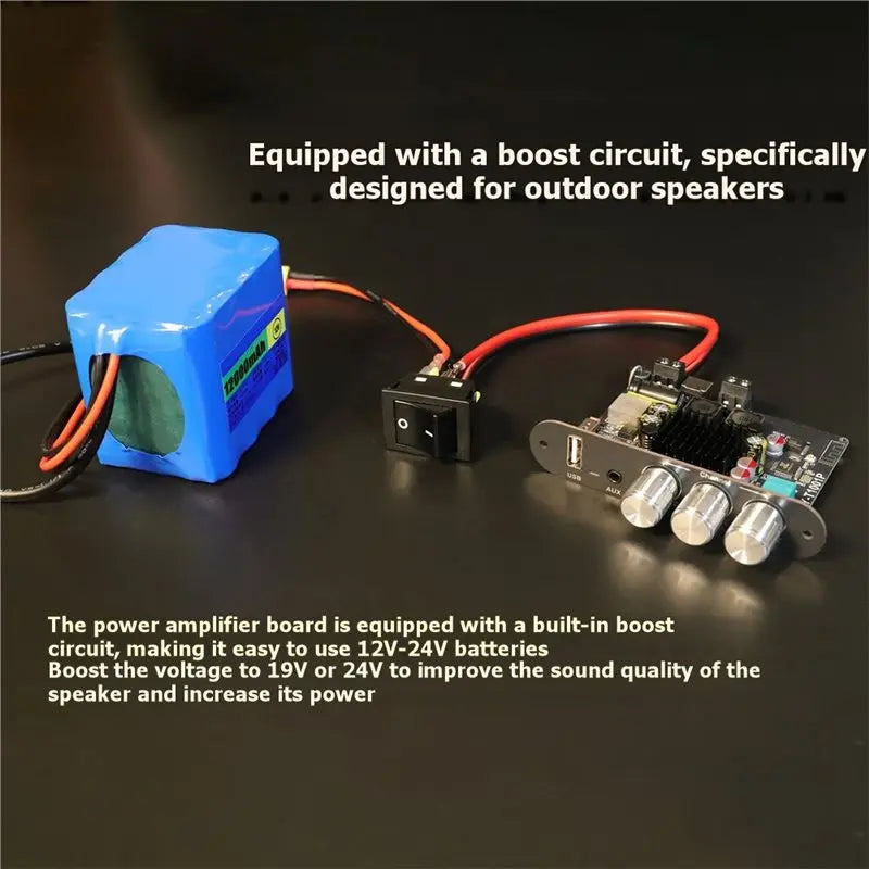 ABGI-T1001P Audio Player Mono 100W Bluetooth Lossless Sound Quality Stereo TWS Pairing Audio Amplifier