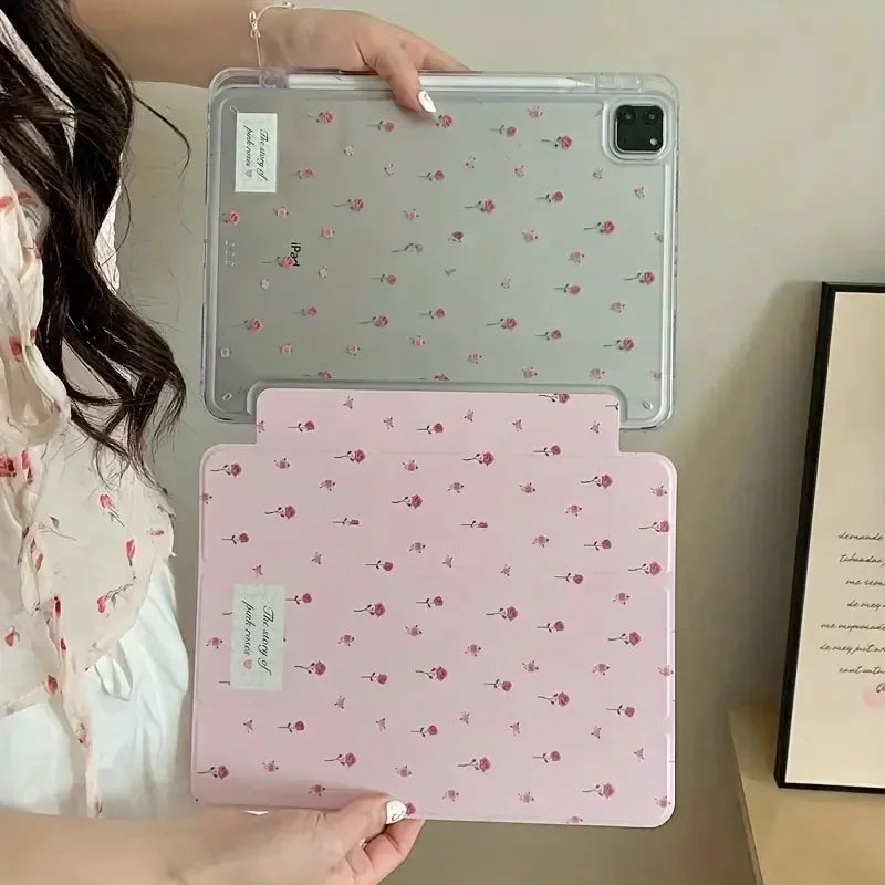 Cute Cartoon Protective Cases for IPad 10th 10.2/9.7/10.5/11 Inch Pro 12.9 Inch 2021 Mini 6 Air 5/4 Case with Pencil Slot Holder