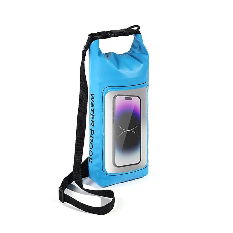 2L PVC Swimming Waterproof Bag Universal Waterproof Phone Cases Bag For Trekking Drifting Rafting Surfing Boating Storage Bag