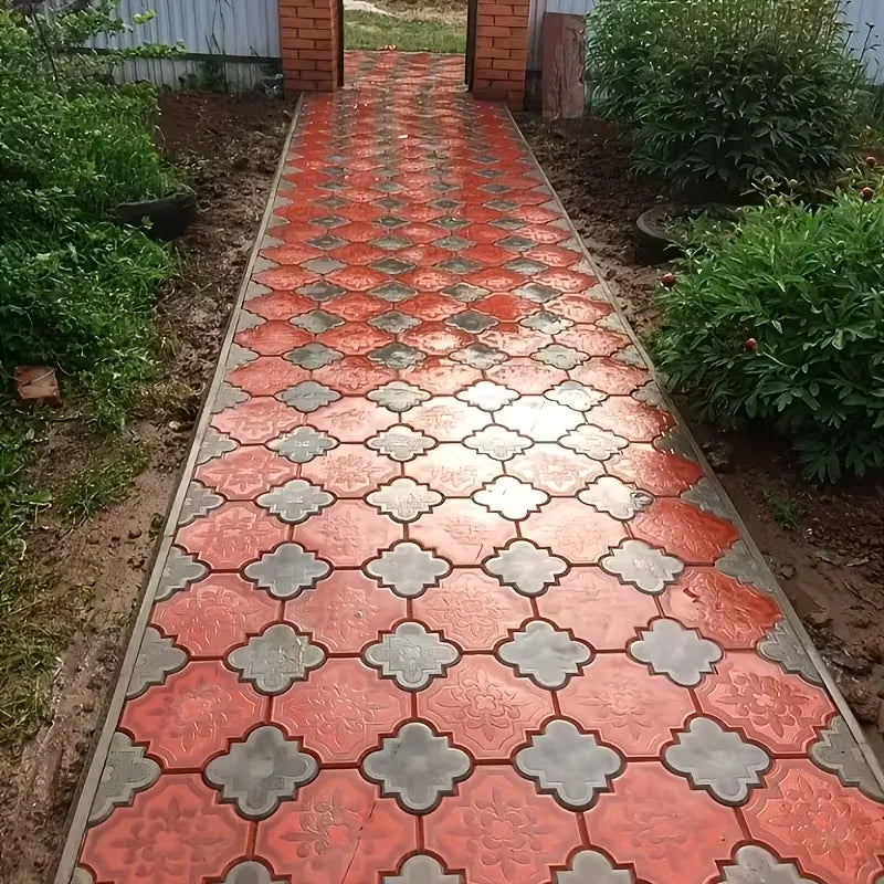 Upgraded Cement Stepping Stone Molds for Creating Beautiful Concrete Paving Stones in Your Yard And Garden