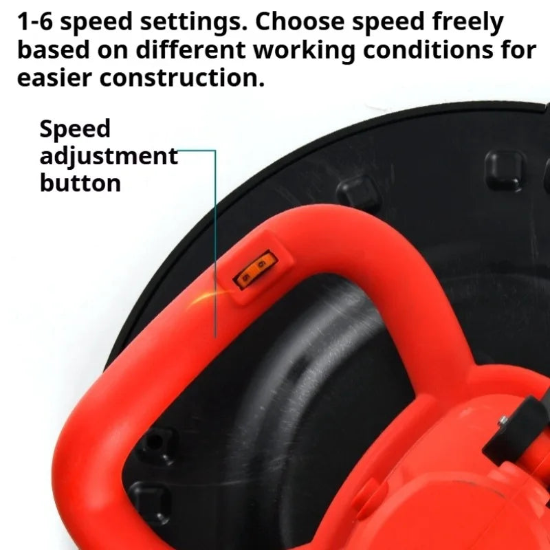 Electric Cement Mortar Trowel Machine Handheld Floor Leveling Wall Polishing Machine Concrete Grinding Construction Tools
