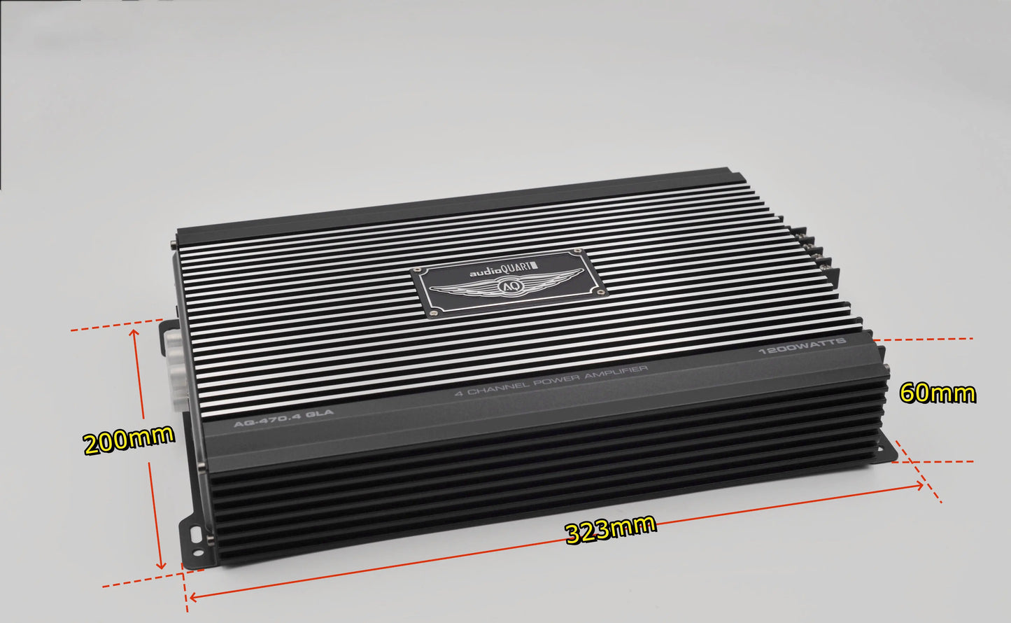 audioGUART Car Home Audio Power Amplifier 4 Channel 12V Car Digital Amplifer Car Audio Amplifier for Cars Amplifier Subwoofer