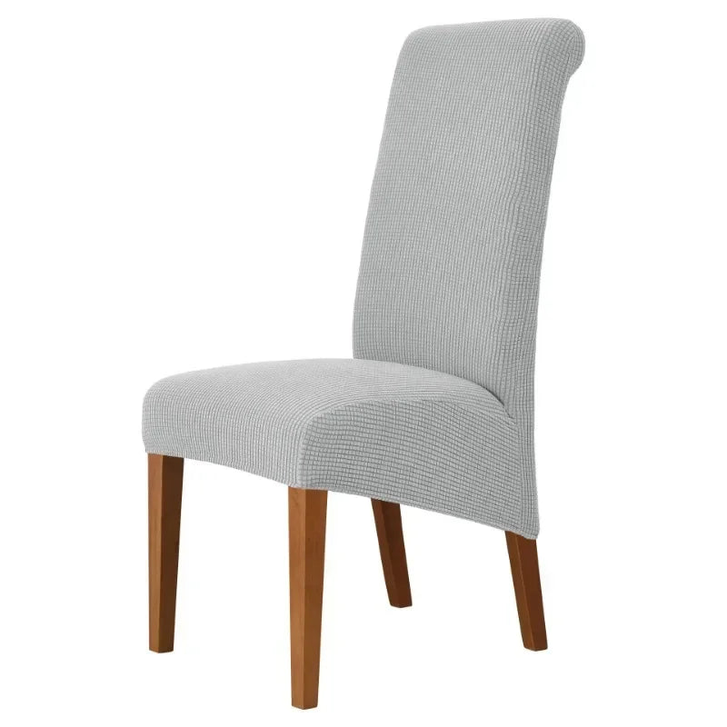 Large Size Banquet Adjustable Chair Cover Jacquard Chairs Spandex Cover Seat Covers for High Back Chairs Dining Room Hotel Home