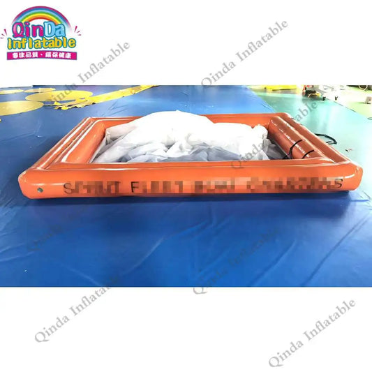 Yacht Boats Ocean Inflatable Floating Swimming Pool 4x3x3m Inflatable Sea Pool With Net