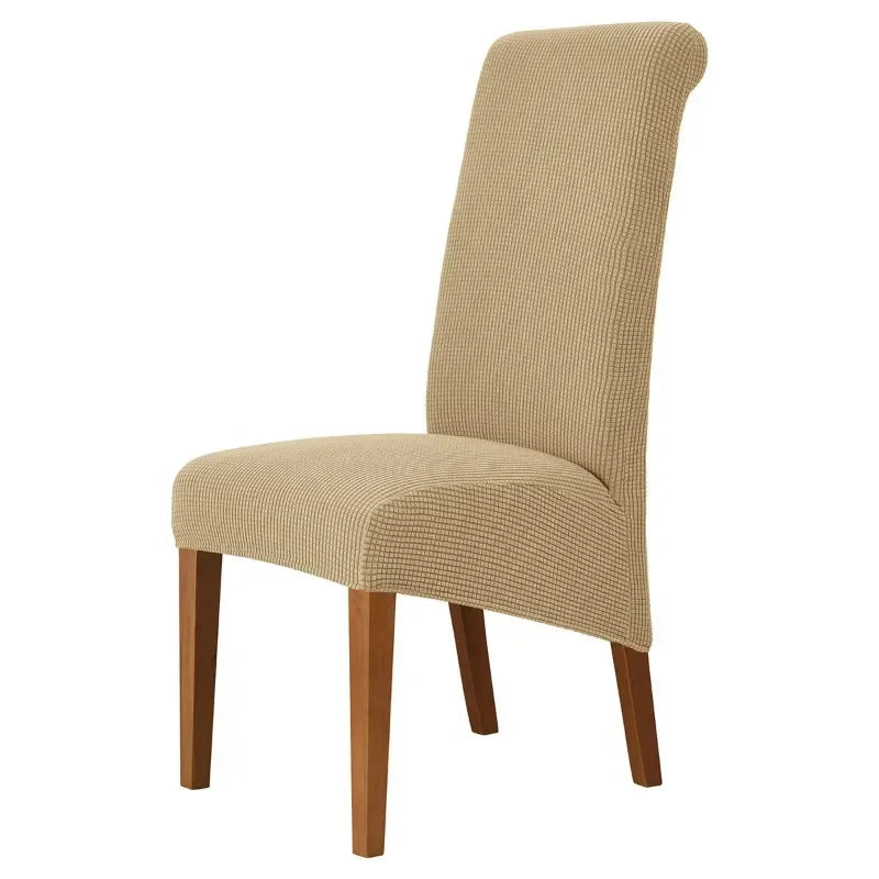 Large Size Banquet Adjustable Chair Cover Jacquard Chairs Spandex Cover Seat Covers for High Back Chairs Dining Room Hotel Home