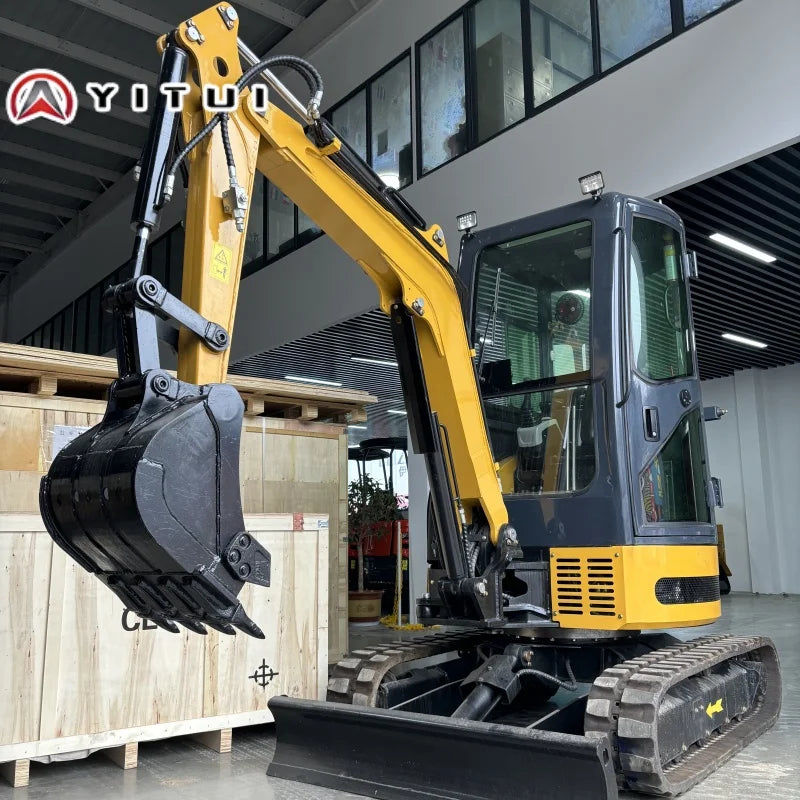 Customized Hot Sale Mini Excavator 3.5 Ton Energy-Saving Compact Digger with Custom Color Option for Farm & Landscape Projects