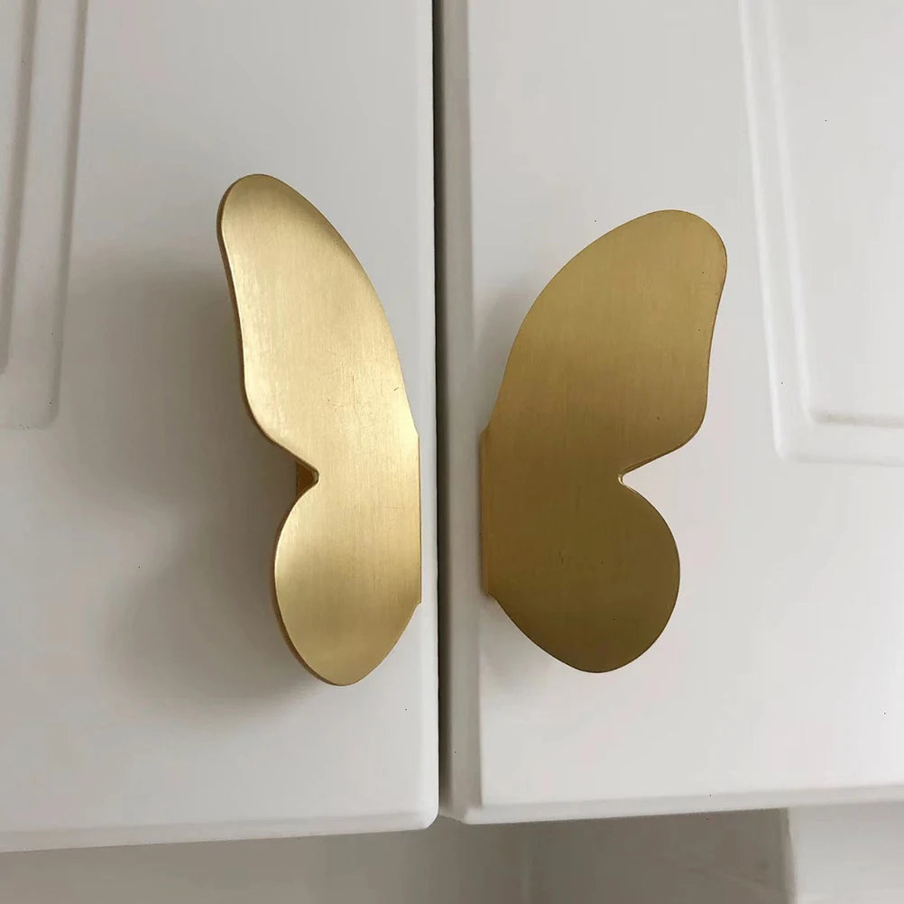 Furniture Hardware Butterfly Shape Cabinet Door Pulls Handle Dresser Pull Handles Cabinet Drawer Knobs Accessories Hardware Tool