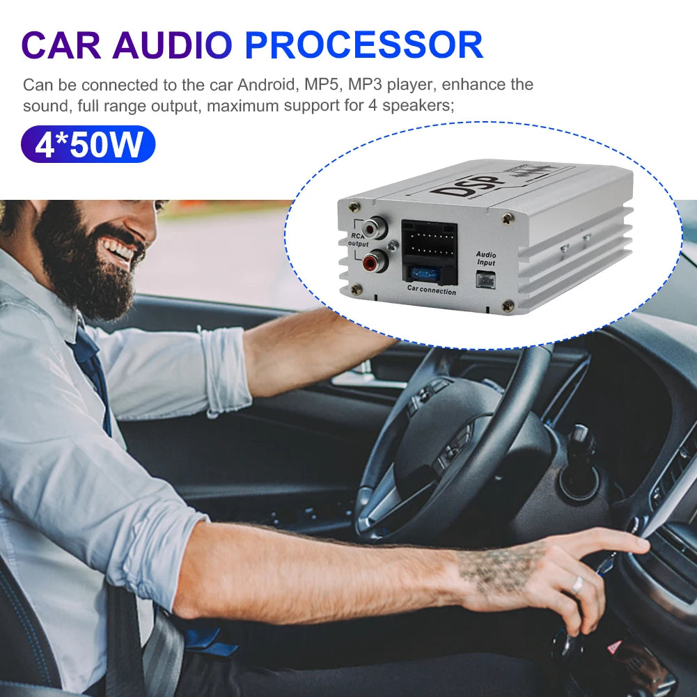 Car DSP Digital Audio Processor Support APP Control Audio Digital Sound Processor Car Audio Digital Signal Processor