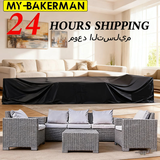 Waterproof Rattan Furniture Cover, Oxford Fabric Patio Protector in Multiple Sizes