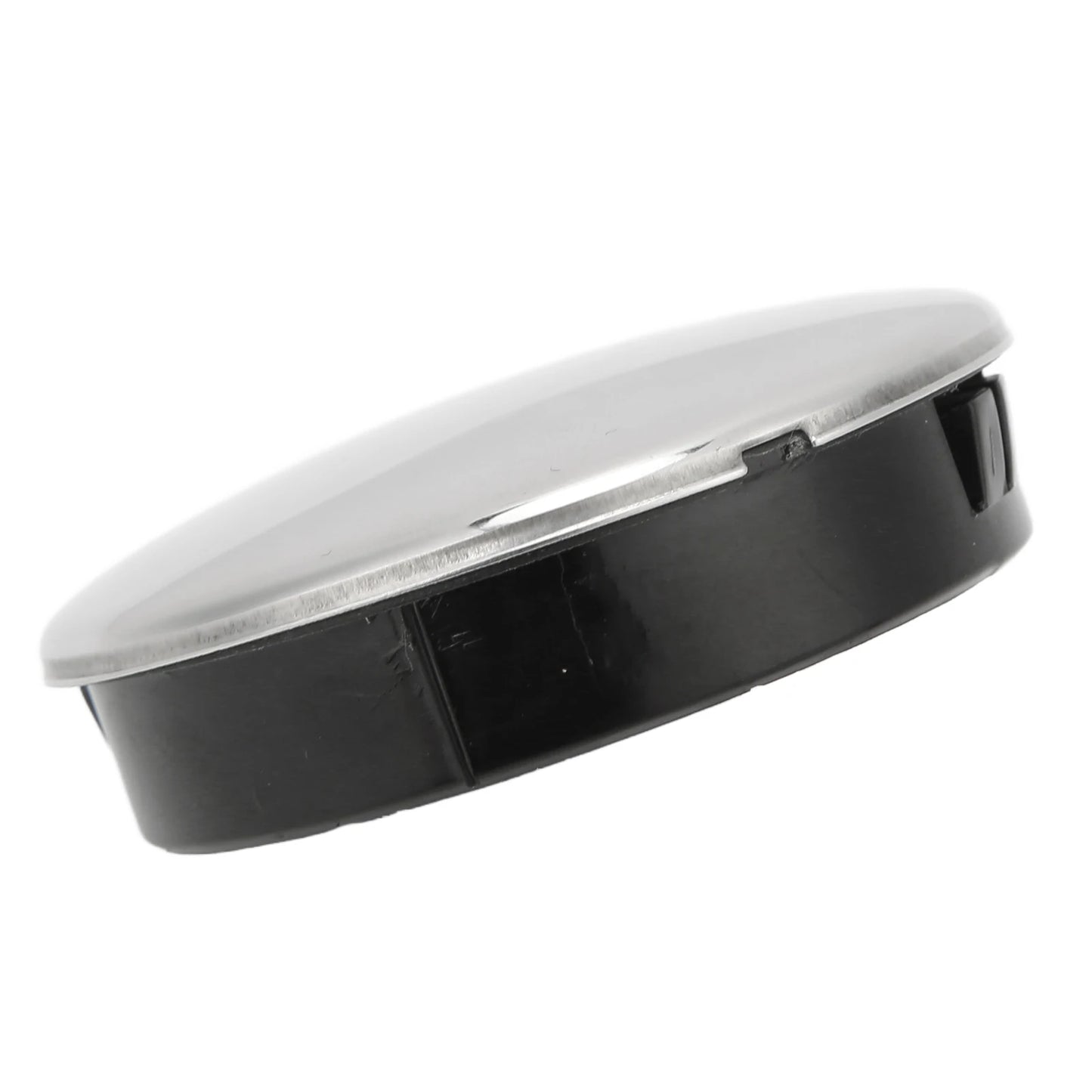 Boat Steering Wheel Center Cap 2.5in/6.35cm 316 Stainless Steel ABS Snap in for Yachts