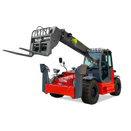 Rough Terrain Diesel Telehandler 3 Ton 4.5 Ton Forklift With Telescopic Boom 4WD Lifting Handler Machine For Sale