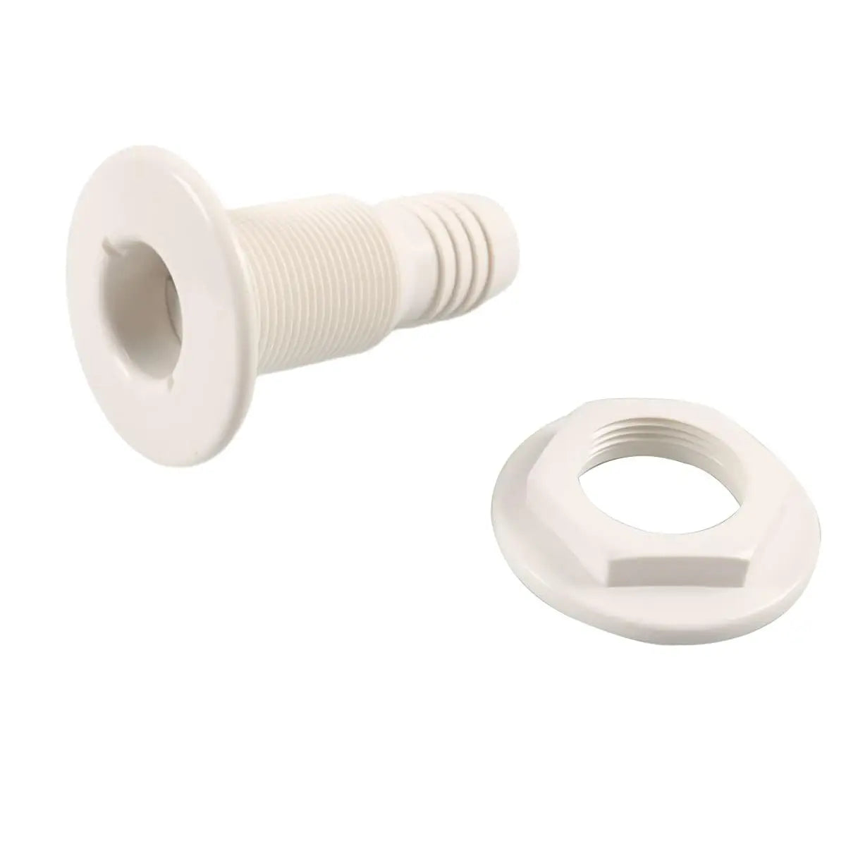 1-1/8" Id Outfall Hose Bilge Pump Installation Kit Boat Hose Thru Hull & Clamps