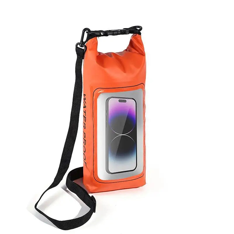2L PVC Swimming Waterproof Bag Universal Waterproof Phone Cases Bag For Trekking Drifting Rafting Surfing Boating Storage Bag