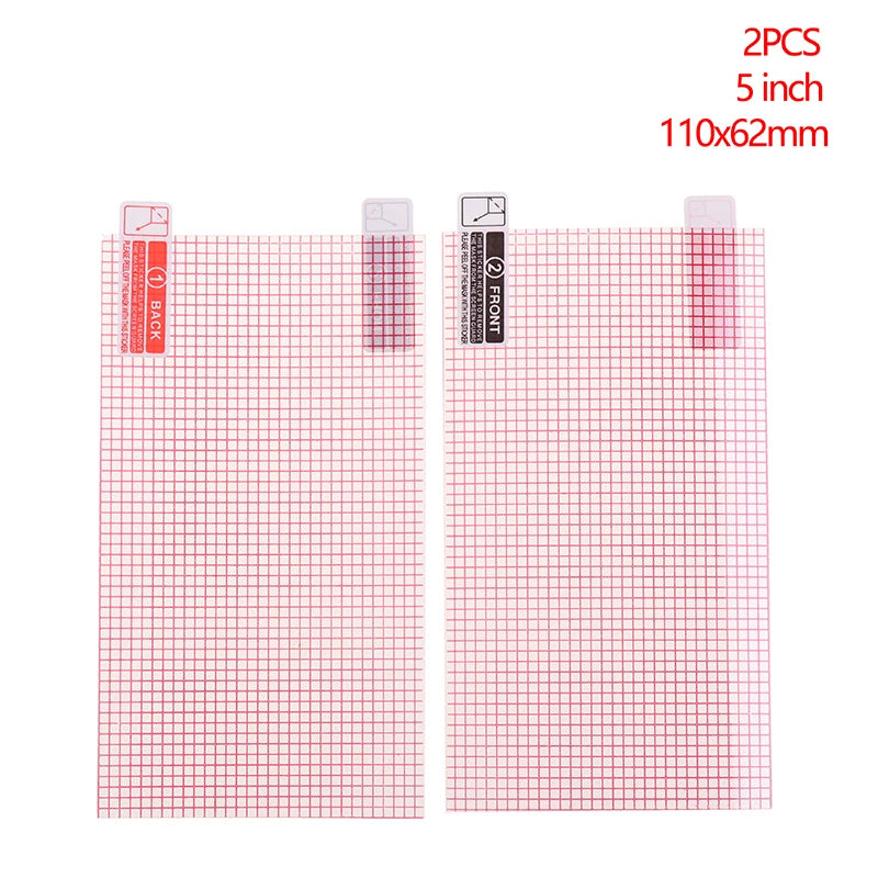 2PCS Universal Screen Protector 5/6/7/8/9/10/11/12 Inch Smart Phone Tablet GPS Protective Film