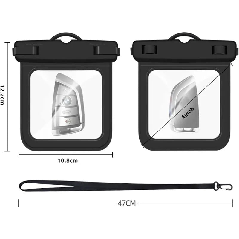 30M Underwater Waterproof Bags Pouch IPX8 Protection Small Items Dry Bag TPU Card Wallet Mini Waterproof Sack for Keys Wallet