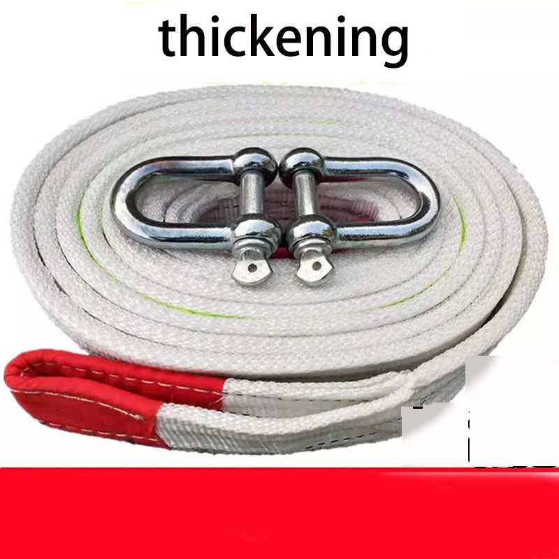 10Ton4M 5M 7M Car with Trailer Rope Car Rescue Traction Rope Off-road  Vehicle Car Tool Tow Rope for Truck Heavy Duty Car Gadget