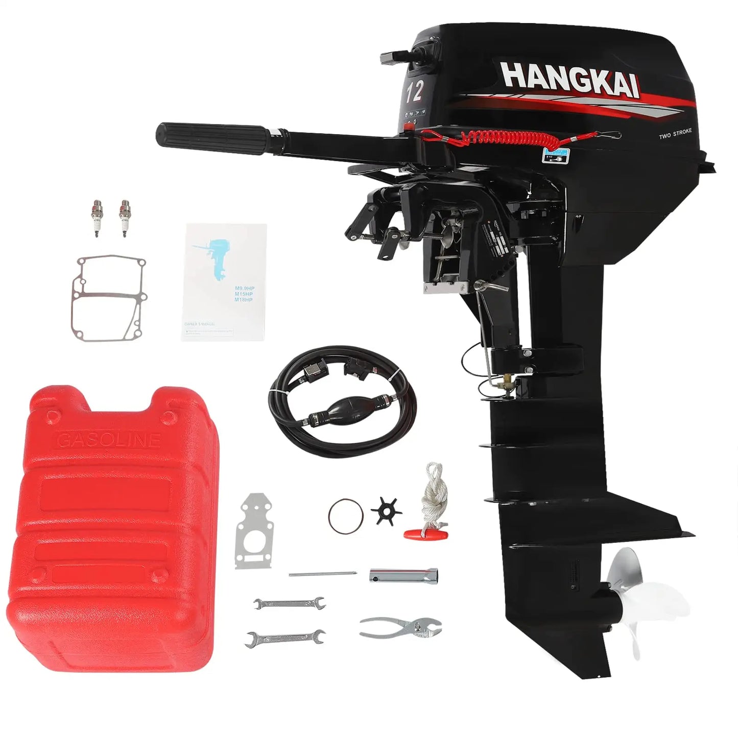 Boats Accessories Otboard Engine 2 Stroke 12HP Boat Engine Moteur hors bord Motor fuera de borda12 HP Motore 2 Tempi