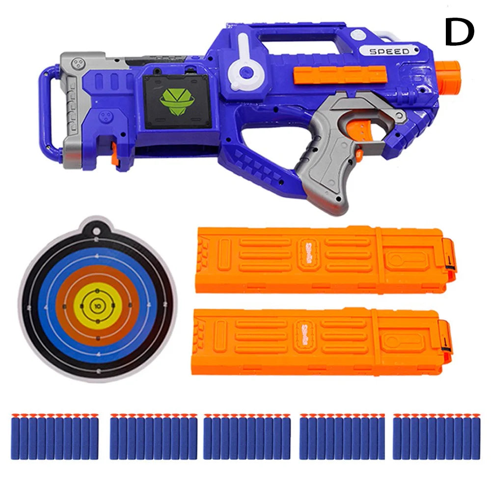 EeNew Arrival Electric Soft Bullet Gun Sniper Rifle Suit For Nerf Bullets Toy Gun EVA Dart Blaster Toy Rifle Gun Kids Best Gift