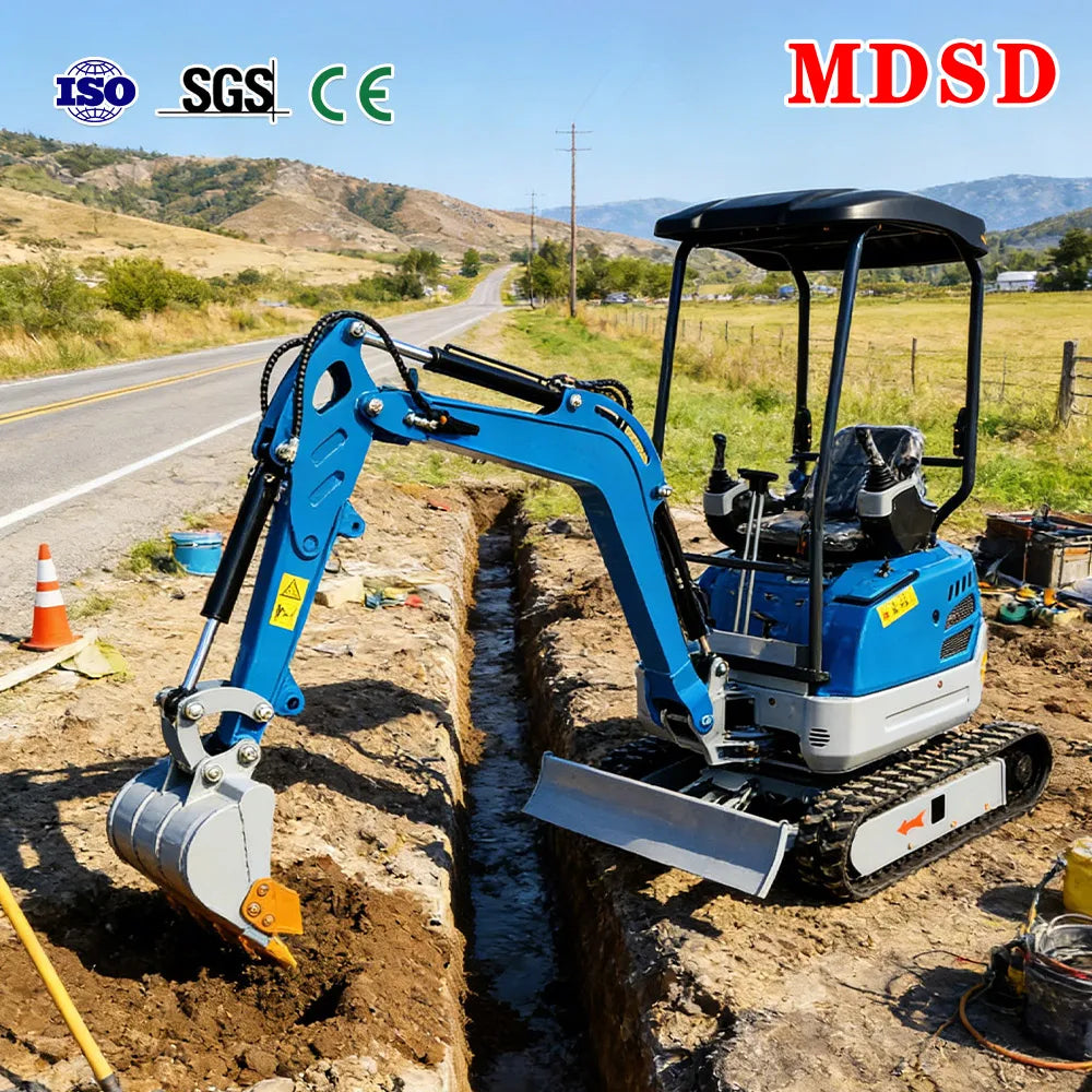Mini Excavator Full Attachments 3 Ton Small Digger Euro5 Engine Free Shipping Crawler Digger Safe Reliable For EU US Market