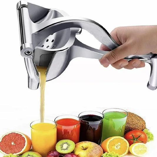 Manual Juicer, Fruit Juice Squeezer, Detachable Heavy Duty Easy Manual Citrus Squeezer Press Juicer Extractor Tool, Aluminum