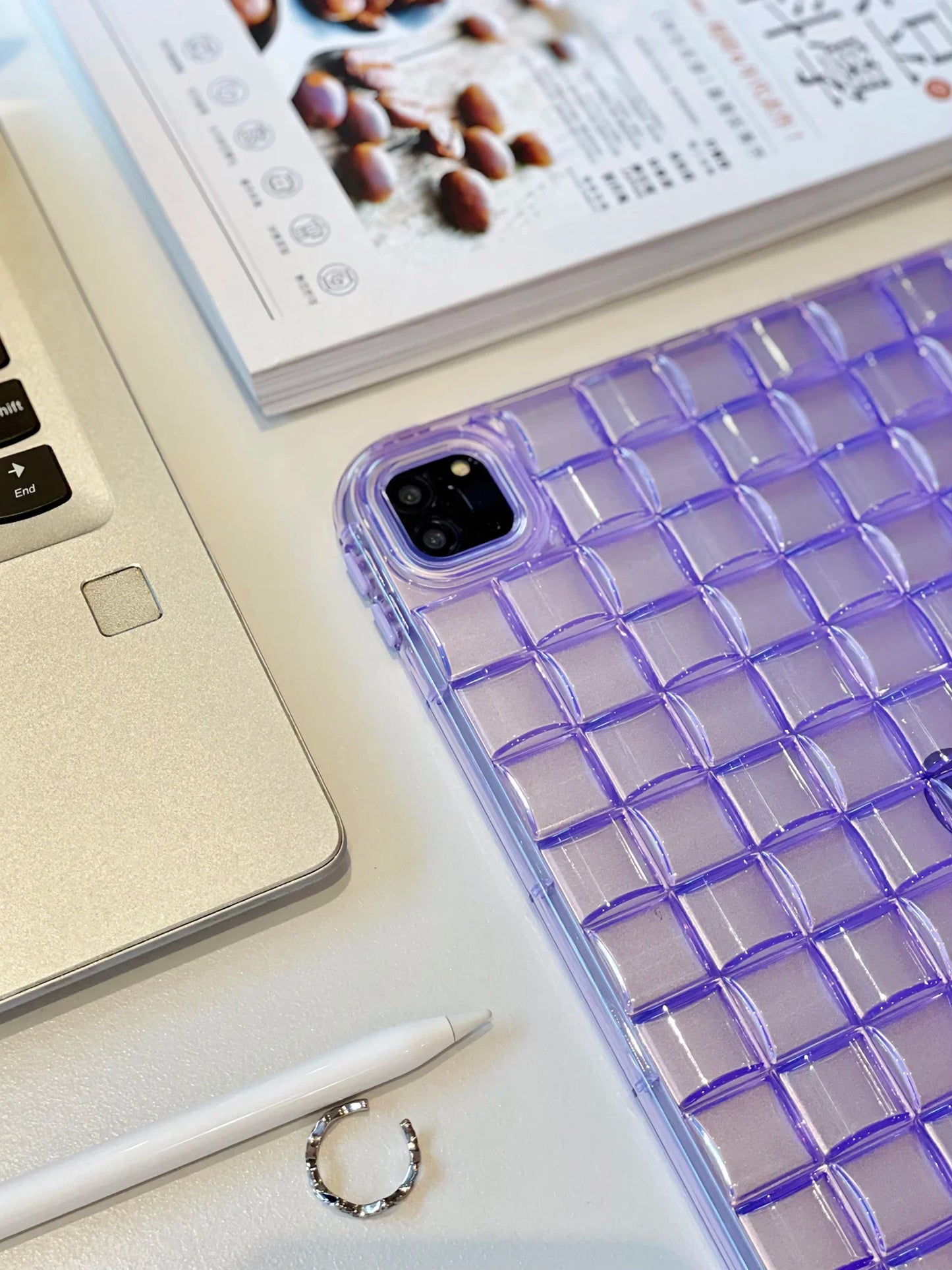 Tablet Case For iPad 2025 A16 Air Pro MINI Cases 3 4 5 6 7 8 9 10th 11th Generation 10.2 10.9 11 inch Ice Cube Clear Soft Cover