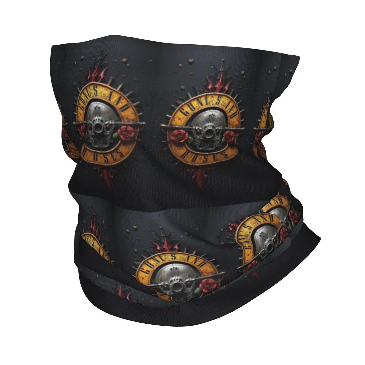 Guns N Roses Bandana Neck Cover Printed Mask Scarf Multi-use Headband Outdoor Sports Unisex Adult Windproof