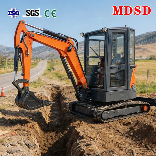 Mini Excavator Full Attachments 3 Ton Small Digger Euro5 Engine Free Shipping Crawler Digger Safe Reliable For EU US Market