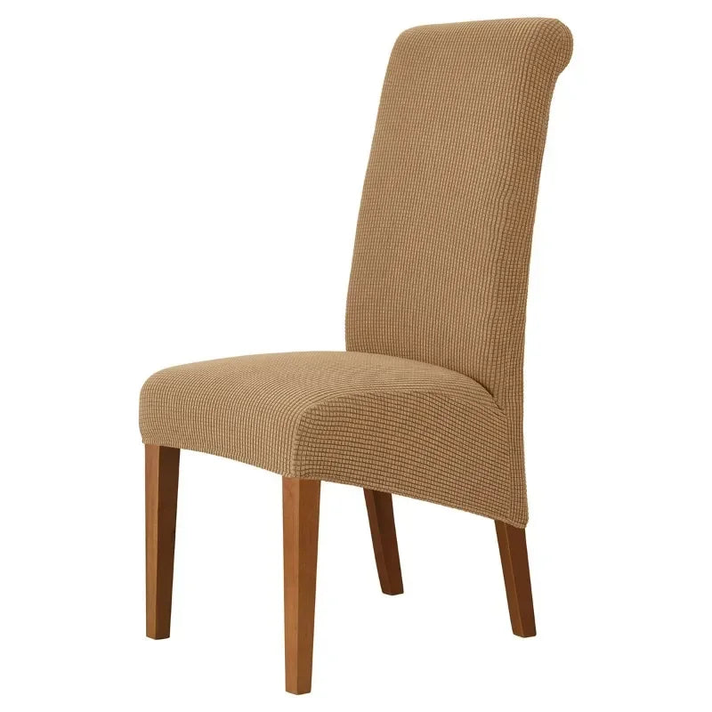 Large Size Banquet Adjustable Chair Cover Jacquard Chairs Spandex Cover Seat Covers for High Back Chairs Dining Room Hotel Home