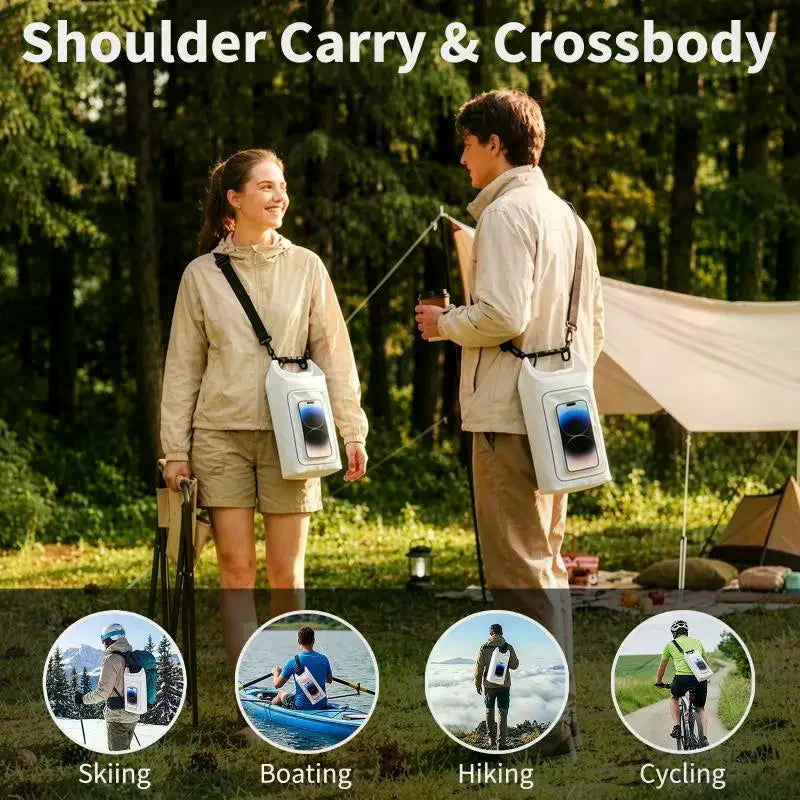 2L PVC Swimming Waterproof Bag Universal Waterproof Phone Cases Bag For Trekking Drifting Rafting Surfing Boating Storage Bag