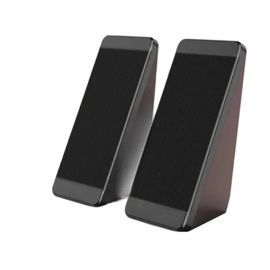 Compact Portable Wired Computer Speakers Stereo Bass Sound Desktop Speakers For Laptop Desktop Home Office Gaming Multimedia Use