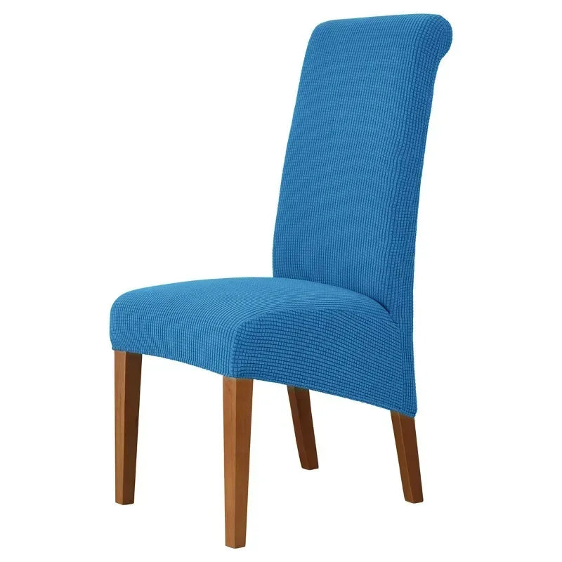 Large Size Banquet Adjustable Chair Cover Jacquard Chairs Spandex Cover Seat Covers for High Back Chairs Dining Room Hotel Home