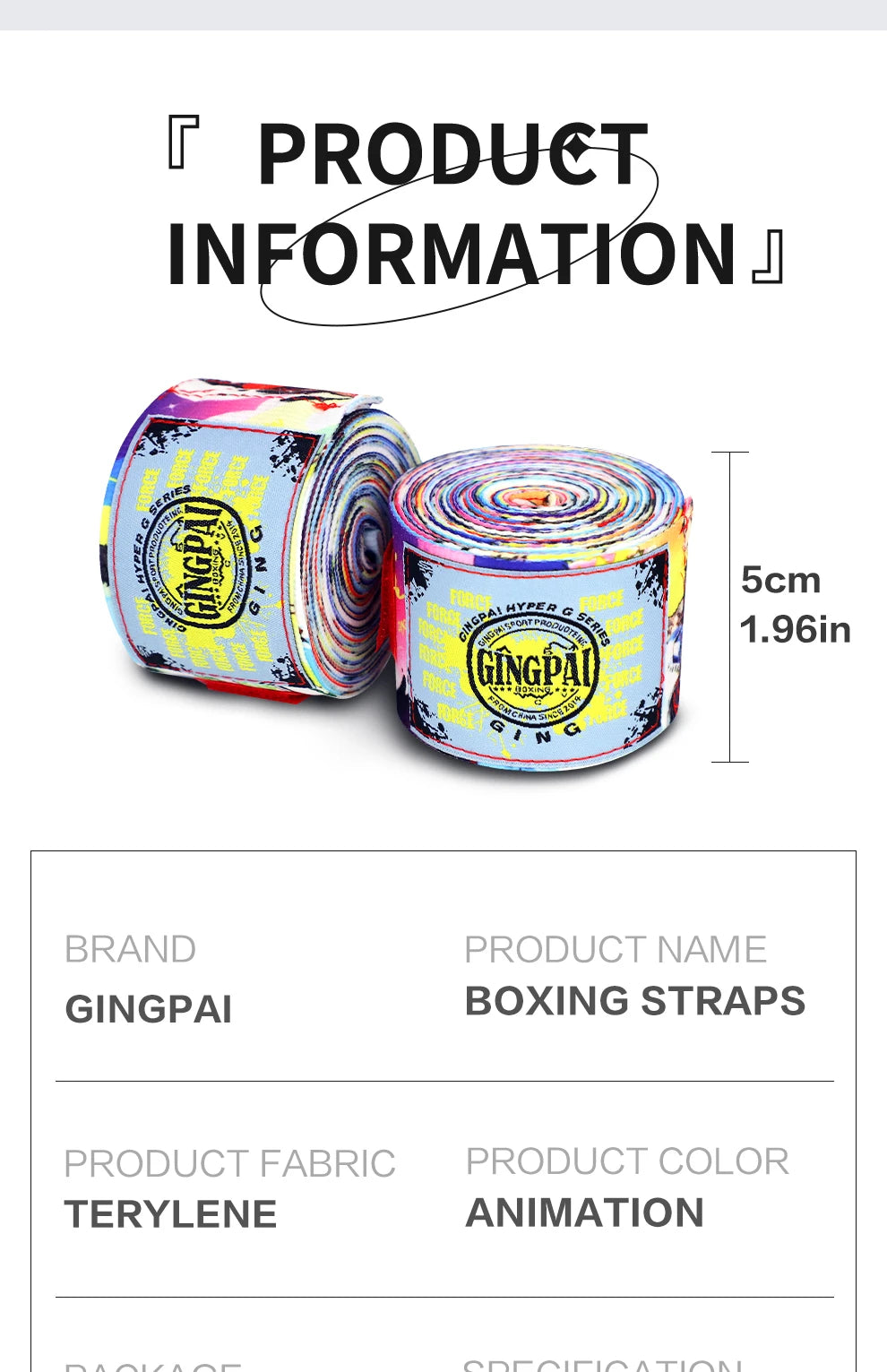 Boxing straps, hand straps, adult and children's hand wraps, fitness combat Muay Thai elastic straps, hand cloth bandages