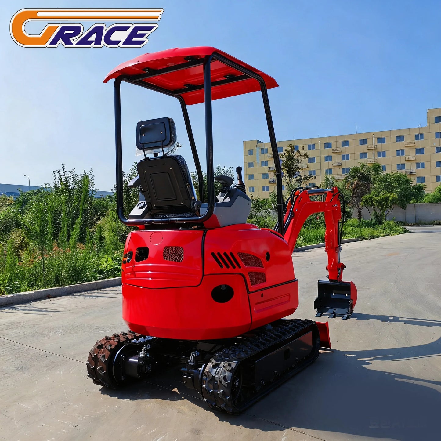 1.8ton Hydraulic Mini Kubota-Compatible Excavator - Diesel-Powered Compact Crawler Construction Digger