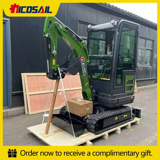 Ultra-Lightweight Mini 2ton Excavator for Extreme Portability & Small-Scale Jobs Like Garden Digging & Indoor Renovation