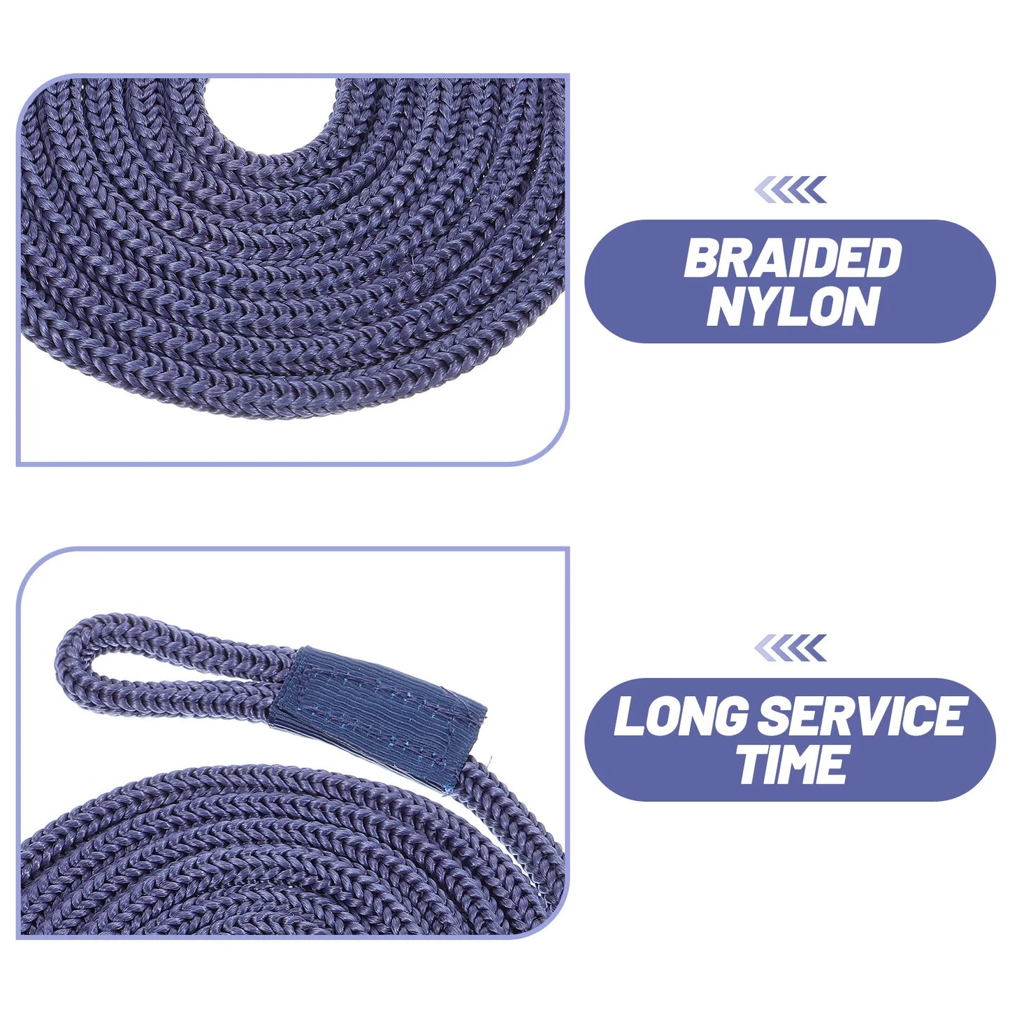 Boat Fending Rope Heavy Duty Marine Grade PP Rope for Fenders Line Boat Ship Rope Marine Adjuster Line Board Accessories